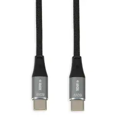 KABEL I-BOX USB TYP-C 60W 2M PD/QC CZARNY-1