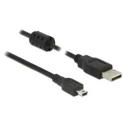 Kabel DELOCK 84915 (USB 2.0 - Mini-USB typ B ; 3m; kolor czarny)-1
