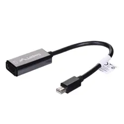 Adapter Lanberg AD-0005-BK (Mini DisplayPort M - HDMI F; 0,20m; kolor czarny)-1