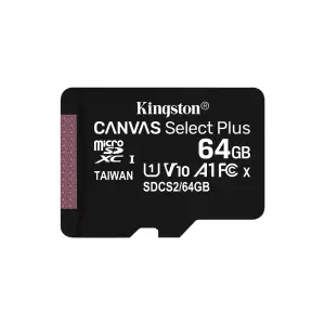 Karta pamięci z adapterem Kingston Canvas Select Plus SDCS2/64GB (64GB; Class 10, Class U1, V10; + adapter)-3
