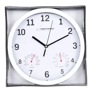Zegar ścienny Esperanza LYON EHC016W (kolor biały)-4