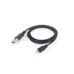 Kabel GEMBIRD CC-USB2-AMLM-1M (USB 2.0 M - Lightning M; 1m; kolor czarny)-1