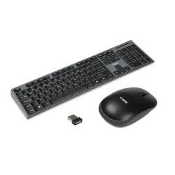 Zestaw klawiatura + mysz IBOX DESKTOP PRO KIT IKMS606W (USB 2.0; (US); kolor czarny; optyczna; 1200 DPI)-1
