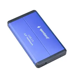 GEMBIRD OBUDOWA HDD/SSD USB 3.0 2.5" SATA, ALUMINIUM, NIEBIESKA-1