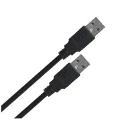LANBERG KABEL USB-A 2.0 M/M 1M CZARNY CA-USBA-20CU-0010-BK-1