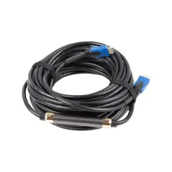 Kabel Lanberg CA-HDMI-20CU-0200-BK (HDMI M - HDMI M; 20m; kolor czarny)-1