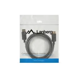 Kabel Lanberg CA-DPDP-10CC-0030-BK (DisplayPort M - DisplayPort M; 3m; kolor czarny)-1