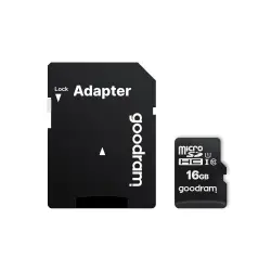 Karta pamięci GoodRam M1AA-0160R12 (16GB; Class 10, Class U1; Adapter, Karta pamięci)-1