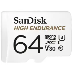 High Endurance microSDXC 64GB V30 z adapterem (rejestratory i monitoring)-1