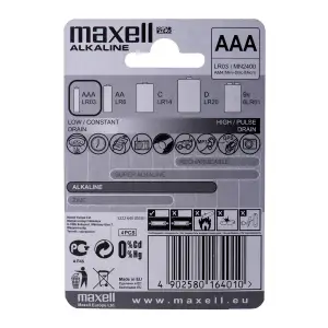MAXELL Bateria alkaliczna LR03, 4 szt.-2
