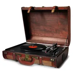 Gramofon retro Adler CR 1149 (kolor brązowy)-1
