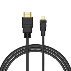 Kabel SAVIO cl-39 (HDMI M - Micro HDMI M; 1m; kolor czarny)-1