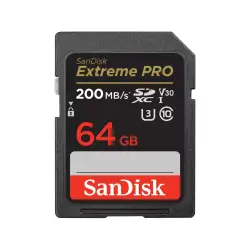 SANDISK EXTREME PRO SDXC 64GB 200/90 MB/s A2-1