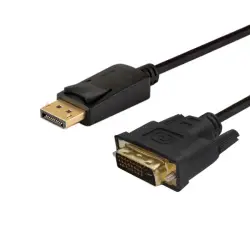 Kabel SAVIO CL-106 (DisplayPort M - DVI-D M; 1,8m; kolor czarny)-1