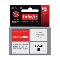 Activejet ACC-521BN Tusz (zamiennik Canon CLI-521Bk; Supreme; 10 ml; czarny)-1