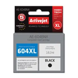 Activejet AE-604BNX Tusz (zamiennik Epson 604XL C13T10H14010, wydajność 500 stron; 18,2 ml; Supreme; czarny)-1