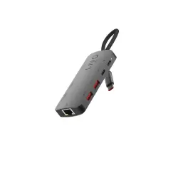 LINQ HUB USB-C 8IN1 8K PRO MULTIPORT (HDMI,USB-C 3.2, 2X USB-A 3.2, 2X USB-A 2.0, RJ45 2,5GB/S, USB-C PD 100W DO ZASILAN