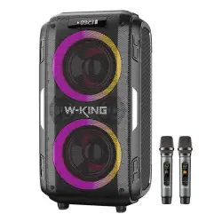Głośnik bezprzewodowy Bluetooth W-KING T9 Pro 120W czarny-1