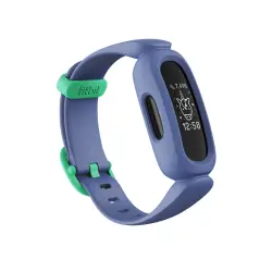 Fitbit Ace 3 Fitness tracker, OLED, Touchscreen, Waterproof, Bluetooth, Cosmic Blue/Astro Green-1
