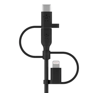 BELKIN CABLE 3W1 USB-A - LTG/MICROUSB/USB-C 1M-4
