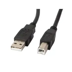LANBERG KABEL USB-A -> USB-B M/M 0.5M (CZARNY) CA-USBA-10CC-0005-BK-1