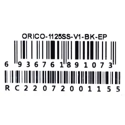 ORICO ADAPTER SATA UCHWYT MONTAŻOWY - DYSK 2,5" 1125SS-V1-BK-EP-1