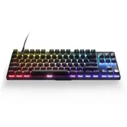 SteelSeries Gaming Keyboard Apex 9 TKL Gaming keyboard Durable and Portable, the detachable USB-C braided cable can with