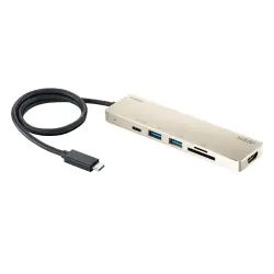 Aten UH3239 USB-C Multiport Mini Dock with Power Pass-Through Aten USB-C Multiport Mini Dock with Power Pass-Through  UH