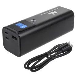 Mobilna bateria Power Bank Maclean, 24600mAh, Power Delivery (PD) 140W, Fast/Quick/Super Charge, 88,56Wh, 2x Typ-C, USB,