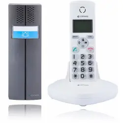 Domofon bezprzewodowy COMWEI D102W, teledomofon Biały-1