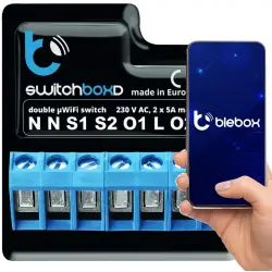 BLEBOX switchboxD - PODWÓJNY WYŁACZNIK 230V-1