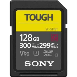 Sony | Wytrzymała karta pamięci | UHS-II | 128 GB | Złącze SDXC | Pamięć flash klasy 10-1
