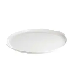 Talerz do ciasta z uchwytami Arezzo - Biały, 32.5 cm-1