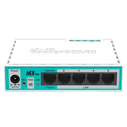 MikroTik hEX lite Router RB750r2, 5x RJ45 100Mb-1