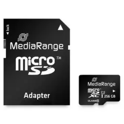 MEMORY MICRO SDXC 256GB UHS-1/W/ADAPTER MR946 MEDIARANGE-1
