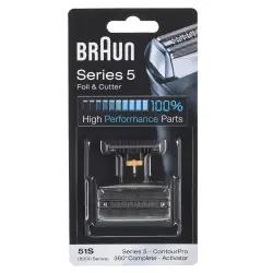 Braun | Head Replacement Pack | Shaving heads | 51S | Black-1