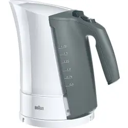 Braun | WK 300 | Standard kettle | 2200 W | 1.7 L | Plastic | 360° rotational base | White-1