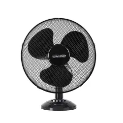 Mesko | Fan | MS 7308 | Table Fan | Black | Diameter 23 cm | Number of speeds 2 | Oscillation | 30 W | No-1