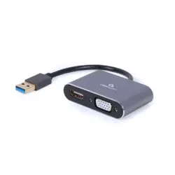 Cablexpert USB display adapter | A-USB3-HDMIVGA-01 | 0.15 m | USB 3.0 Type-A-1