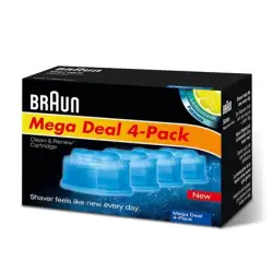 Braun | Refills 4 Pack | Clean and Renew CCR4 3+1-1