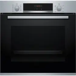 Bosch | HBA574BR0 | Oven | 71 L | Electric | Pyrolysis | Rotary and electronic | Height 59.5 cm | Width 59.4 cm | Stainl
