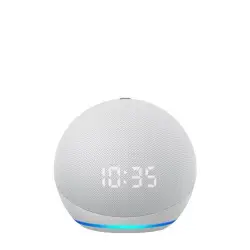 Amazon Echo Dot 5 z zegarem Glacier White-1