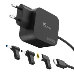 67W GAN PD USB-C MINI CHARGER/WITH 3 TYPES OF DC CONNECTOR - E-1