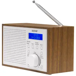 Kompaktowe radio DAB+/FM Denver DAB-46 białe-1