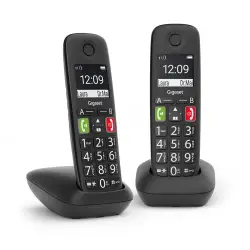 Gigaset Telefon bezprzewodowy E290 Duo Black-1