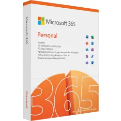 Microsoft 365 Personal PL (1 osoba.; 5 urządzeń ; 12 miesięcy; wersja fizyczna; komercyjna; Polska) (QQ2-01752)-1