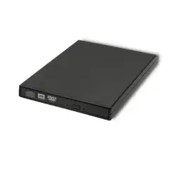 QOLTEC NAGRYWARKA DVD-RW ZEWNĘTRZNA | USB 2.0 | CZARNA-1
