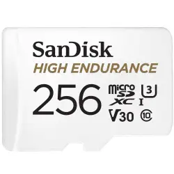 High Endurance microSDXC 256GB V30 z adapterem (rejestratory i monitoring)-1