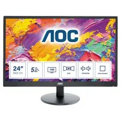 Monitor AOC M2470SWH (23,6"; MVA; FullHD 1920x1080; HDMI, VGA; kolor czarny)-1
