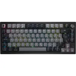 Bezprzewodowa klawiatura gamingowa Corsair Gaming K65 Plus 75% RGB, MLX RED - Czarny, Szary-1
